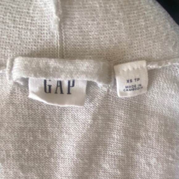Gap Linen Blend Cardigan Light Baby Blue - Picture 2 of 11